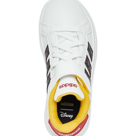 Adidas x Disney Kids Mickey Mouse Grand Court Sneakers Size 3 NIB NEW - Picture 5 of 9